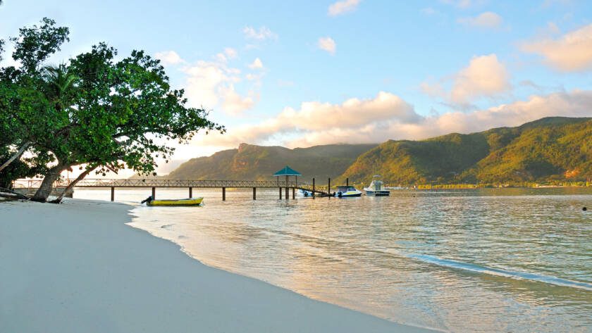 The beach at L'Habitation, Cerf Island | Just Seychelles
