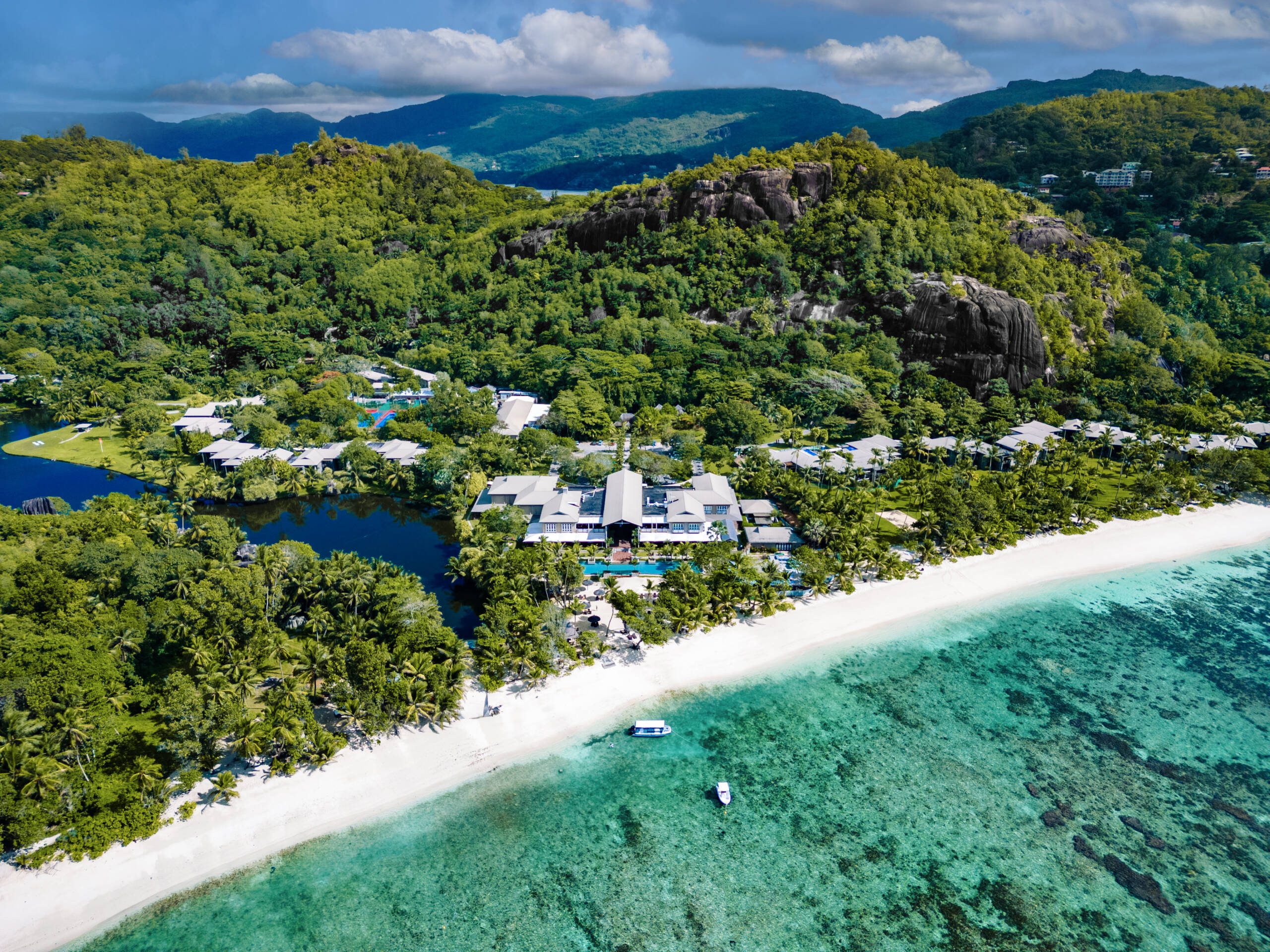 Aerial view of Kempinski Seychelles Resort Baie Lazare | Just Seychelles