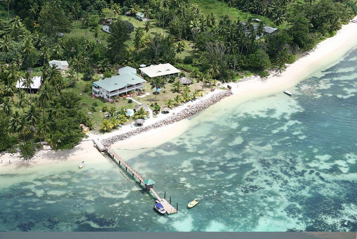 Aerial view of L'Habitation | Just Seychelles