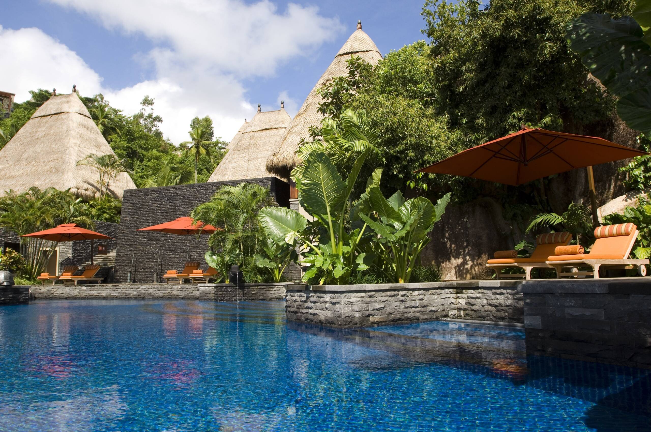 The main pool at Anantara Maia Seychelles Villas | Just Seychelles