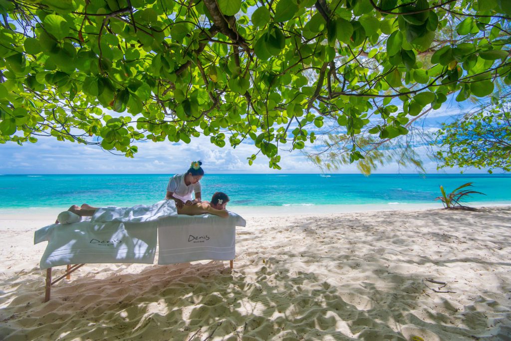 Beach massage at Denis Private Island | Just Seychelles