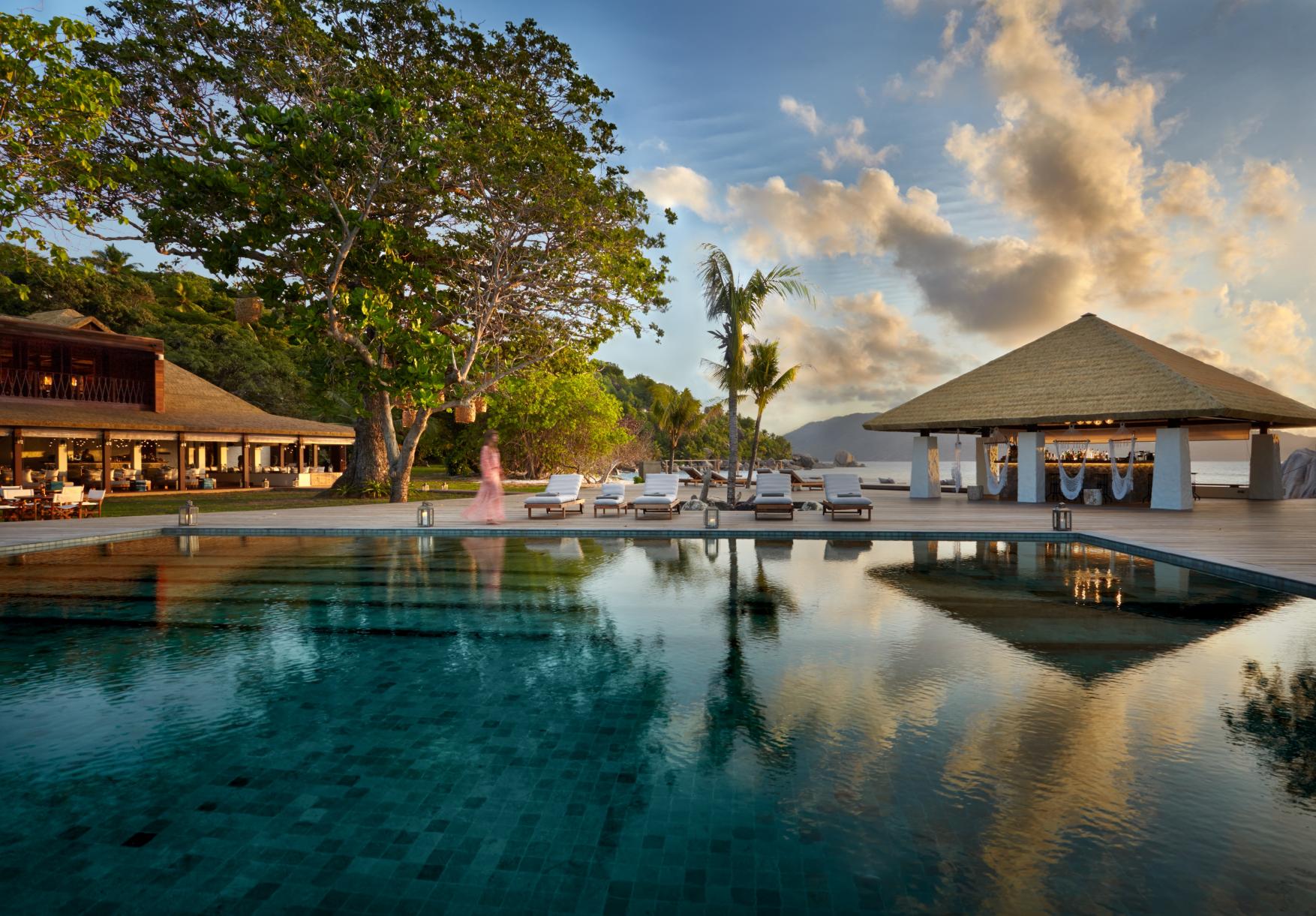 Main pool at Six Senses Zil Pasyon | Just Seychelles