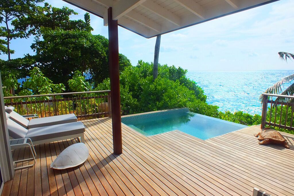Ocean View Pool Chalet at Carana Beach Hotel, Mahé | Just Seychelles