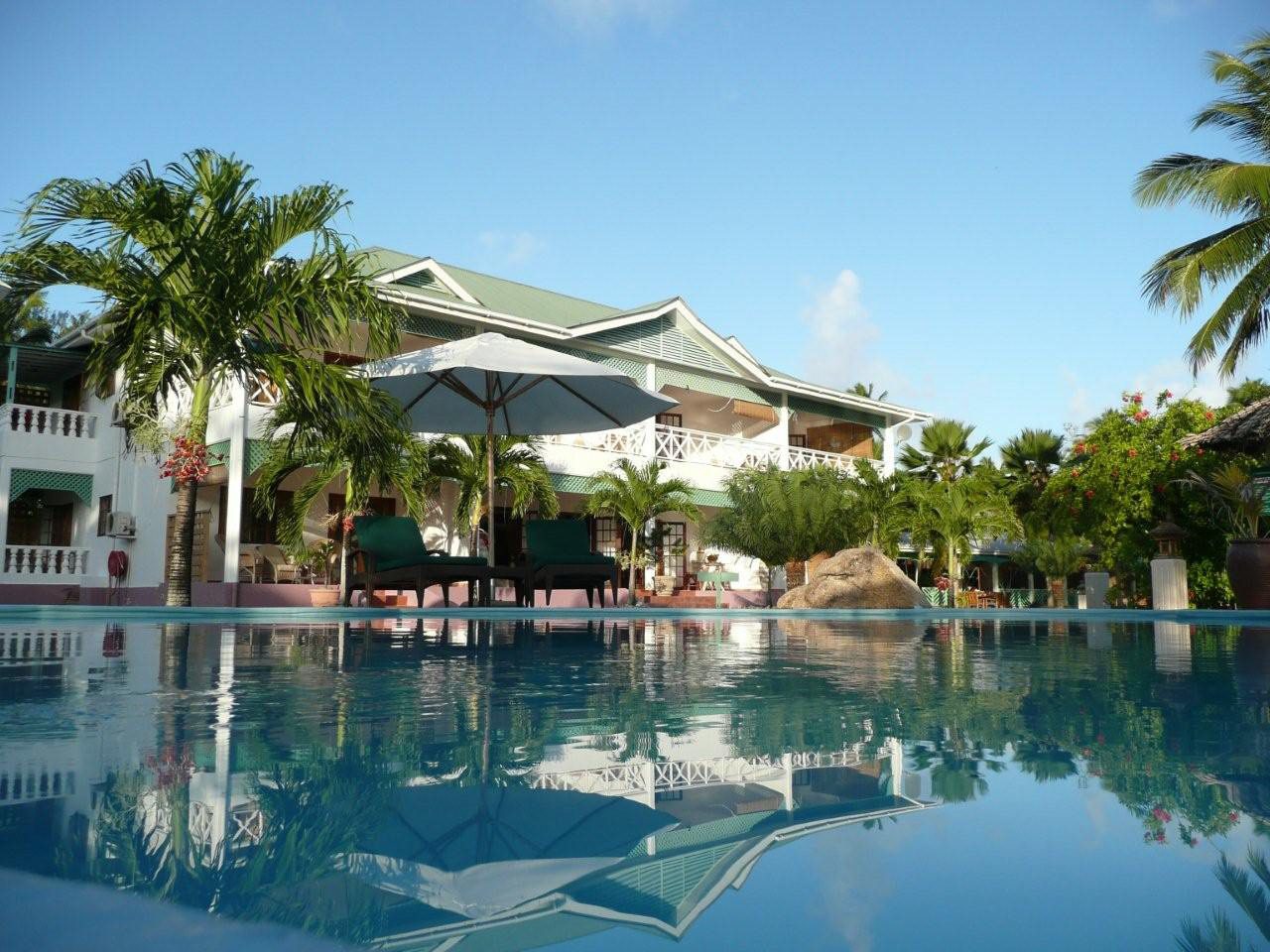 Pool Area at L'Habitation | Just Seychelles