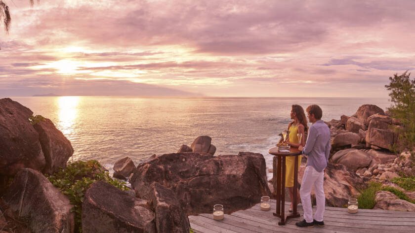 The Nest sundowners at Constance Lemuria, Praslin | Just Seychelles