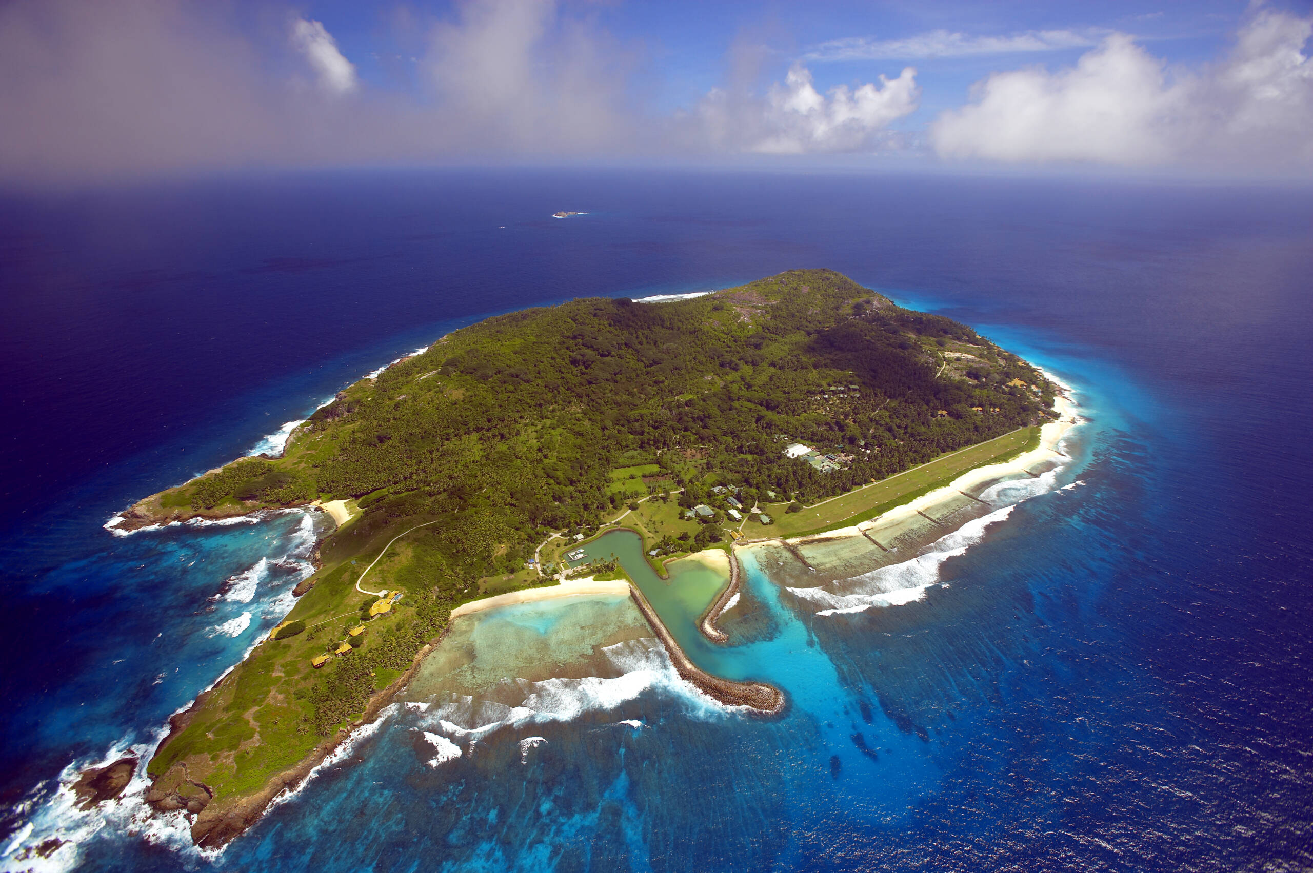 Aerial view of Fregate Island Private | Just Seychelles