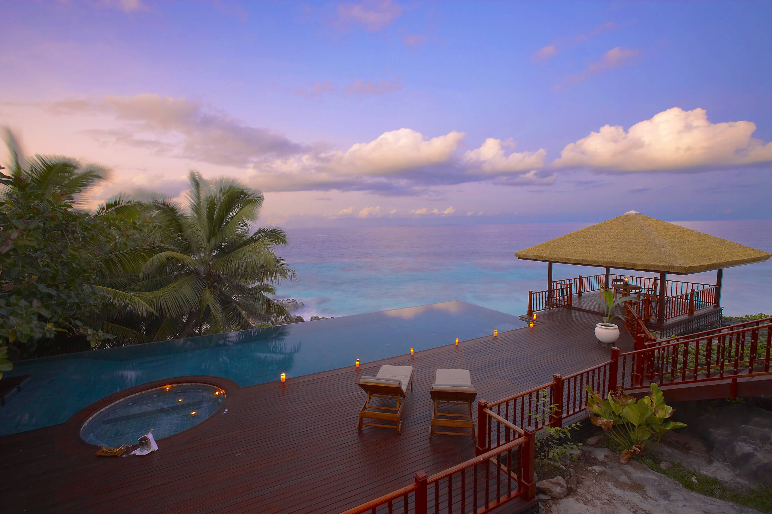 Infinity pool at Fregate Private Island | Just Seychelles