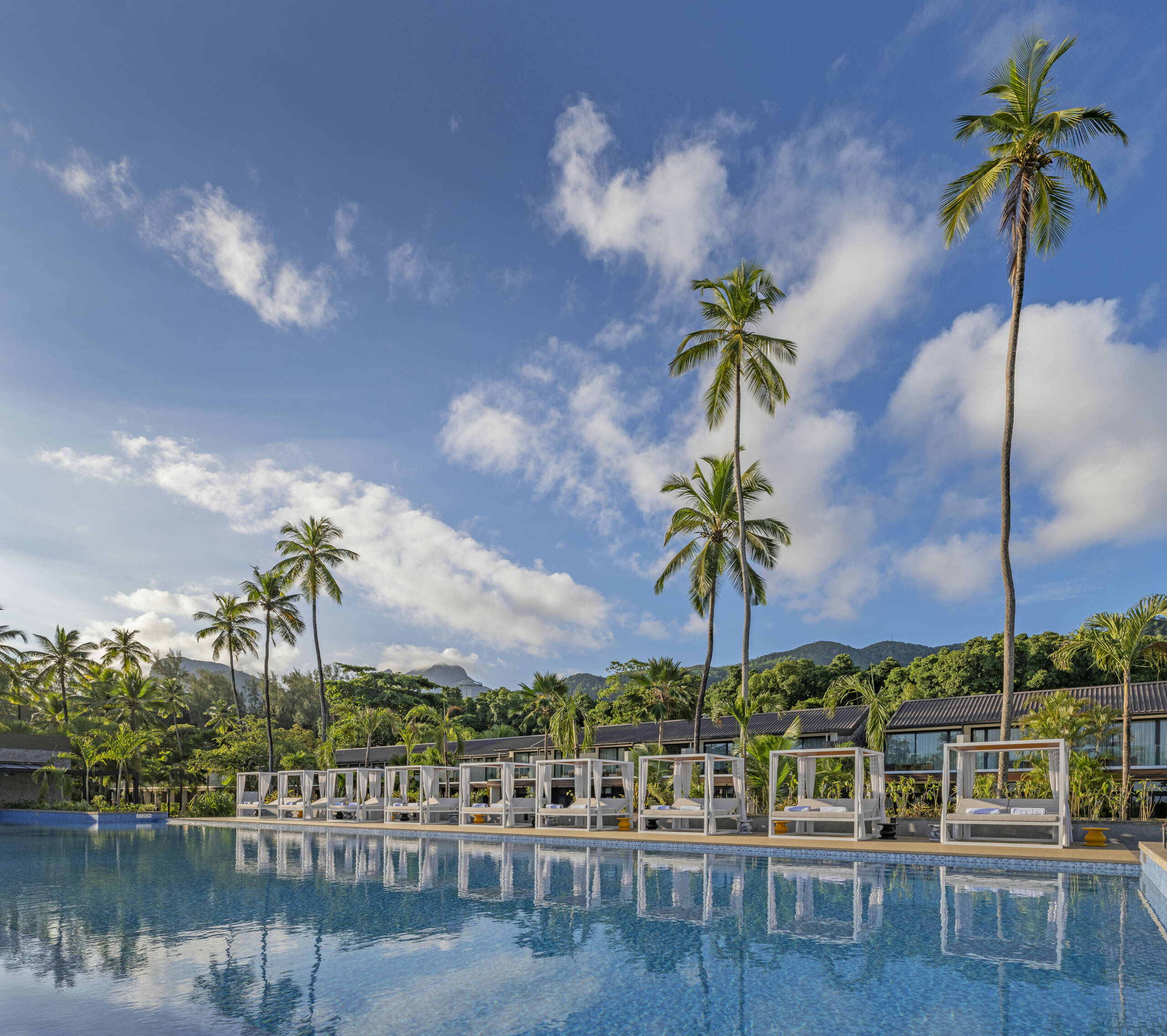 The main pool at AVANI+ Barbarons Seychelles, Mahé | Just Seychelles