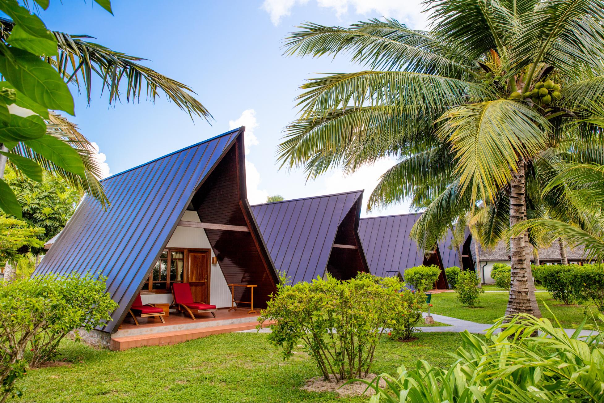 Exterior view of Chalet at La Digue Island Lodge | Just Seychelles