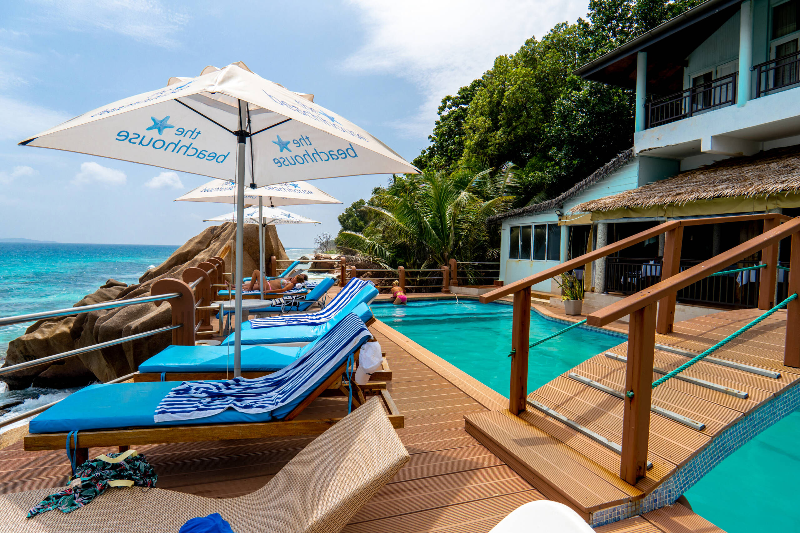 Pool at Patatran Village Hotel, La Digue | Just Seychelles