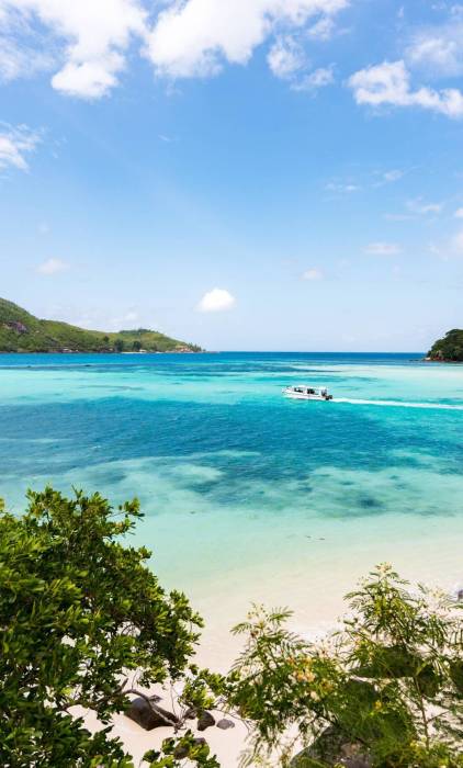 View of the beach on Round Island | Just Seychelles
