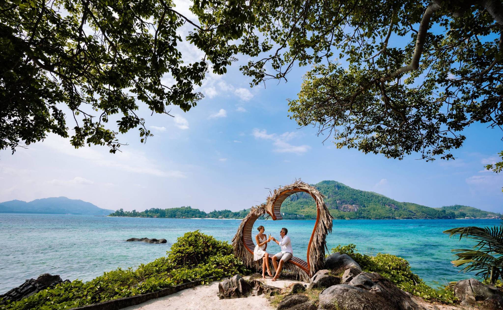 Couple enjoying JA Enchanted Island Resort | Just Seychelles
