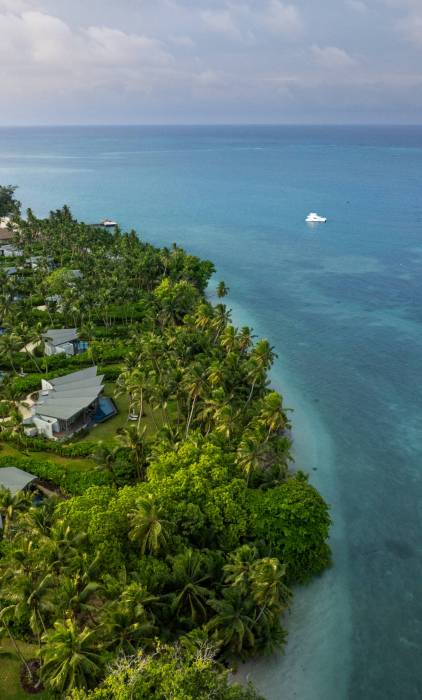 Platte Island Aerial Villa View | Just Seychelles