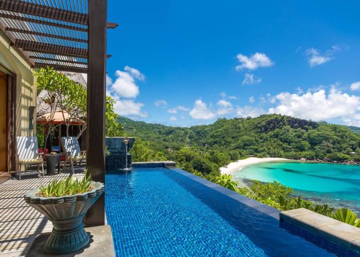 Premier Ocean View Pool Villa Infinity Pool at Anantara Maia Seychelles Villas | Just Seychelles