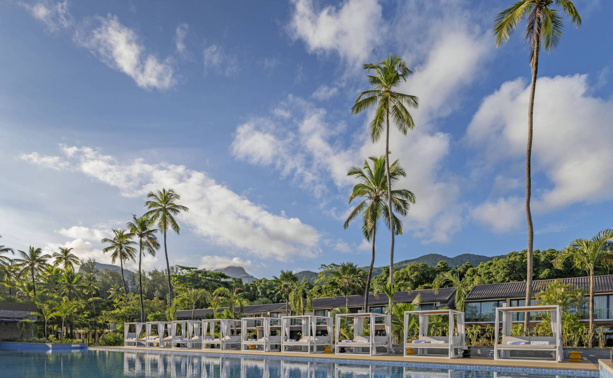 The main pool at AVANI+ Barbarons Seychelles, Mahé | Just Seychelles