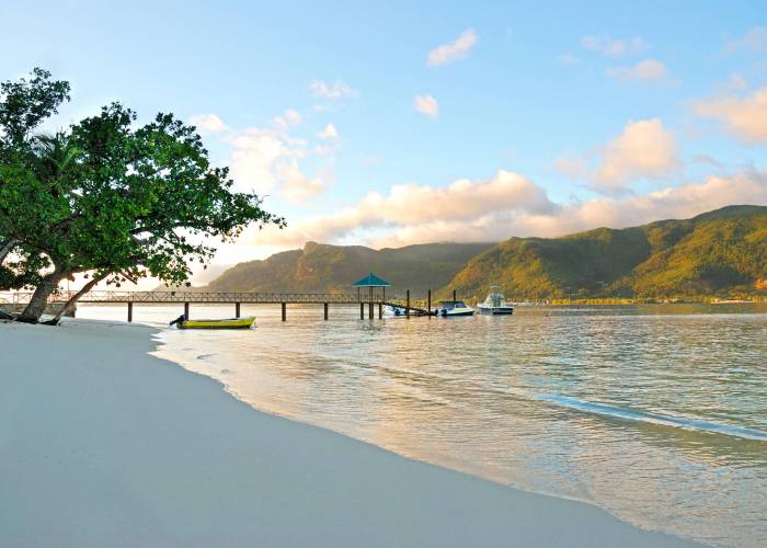 The beach at L'Habitation, Cerf Island | Just Seychelles