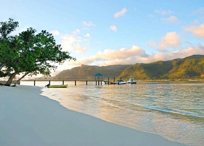 The beach at L'Habitation, Cerf Island | Just Seychelles