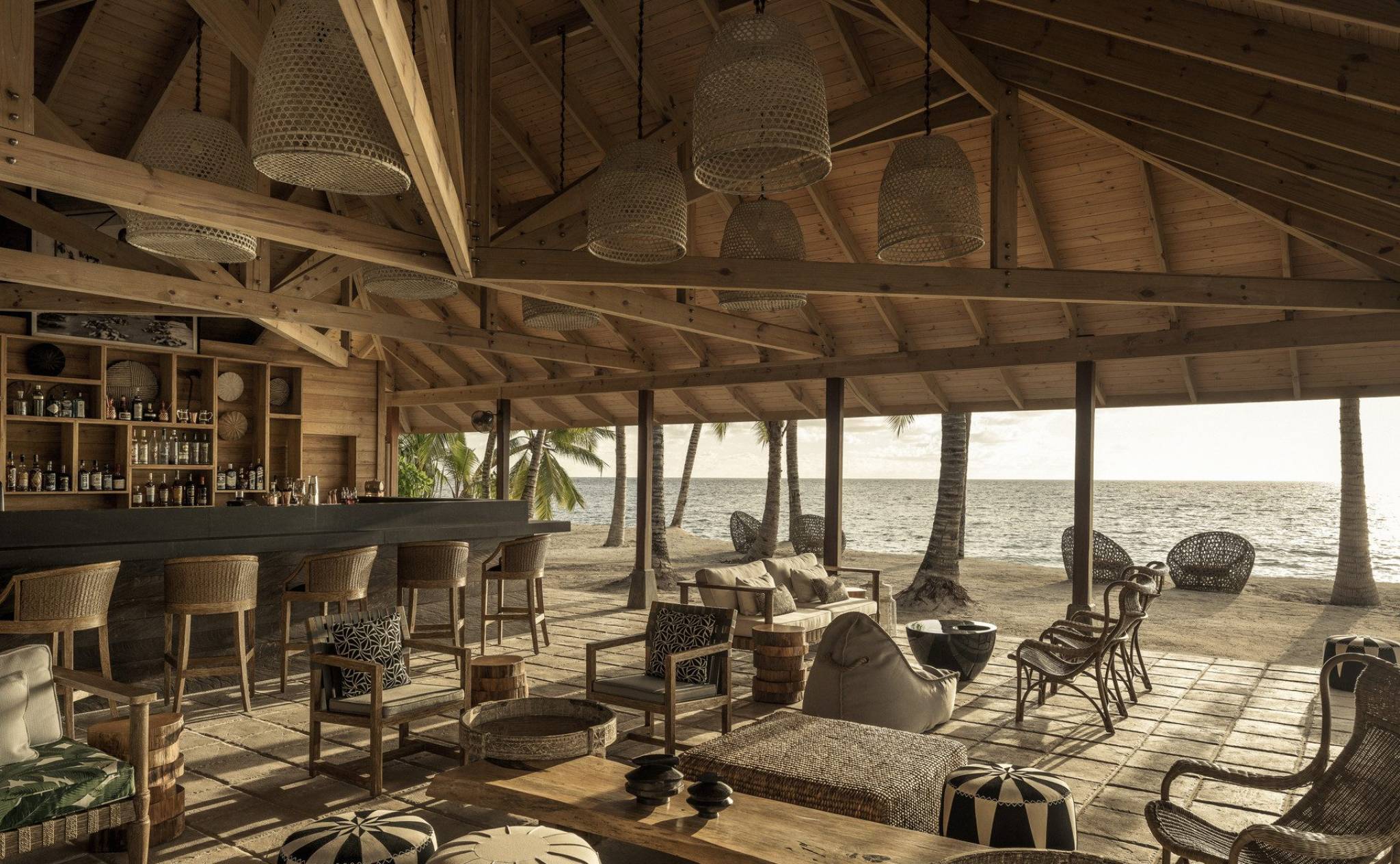 Beach Bar at Four Seasons Resort, Desroches Island | Just Seychelles