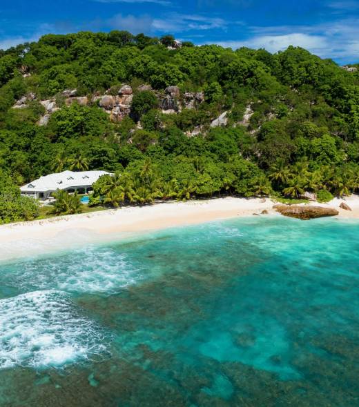 Aerial view of Cousin Island | Just Seychelles