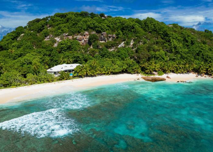 Aerial view of Cousin Island | Just Seychelles