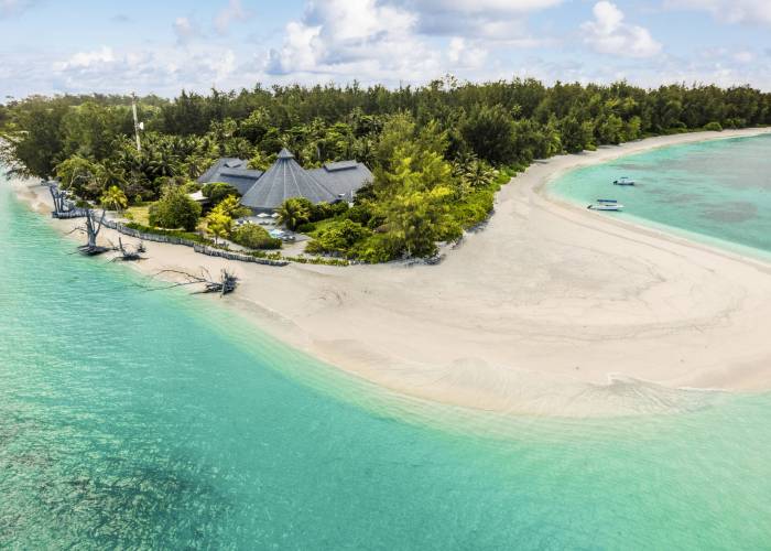 Aerial view of Denis Island | Just Seychelles