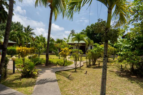 Garden at Fleur de Lys, La Digue | Just Seychelles