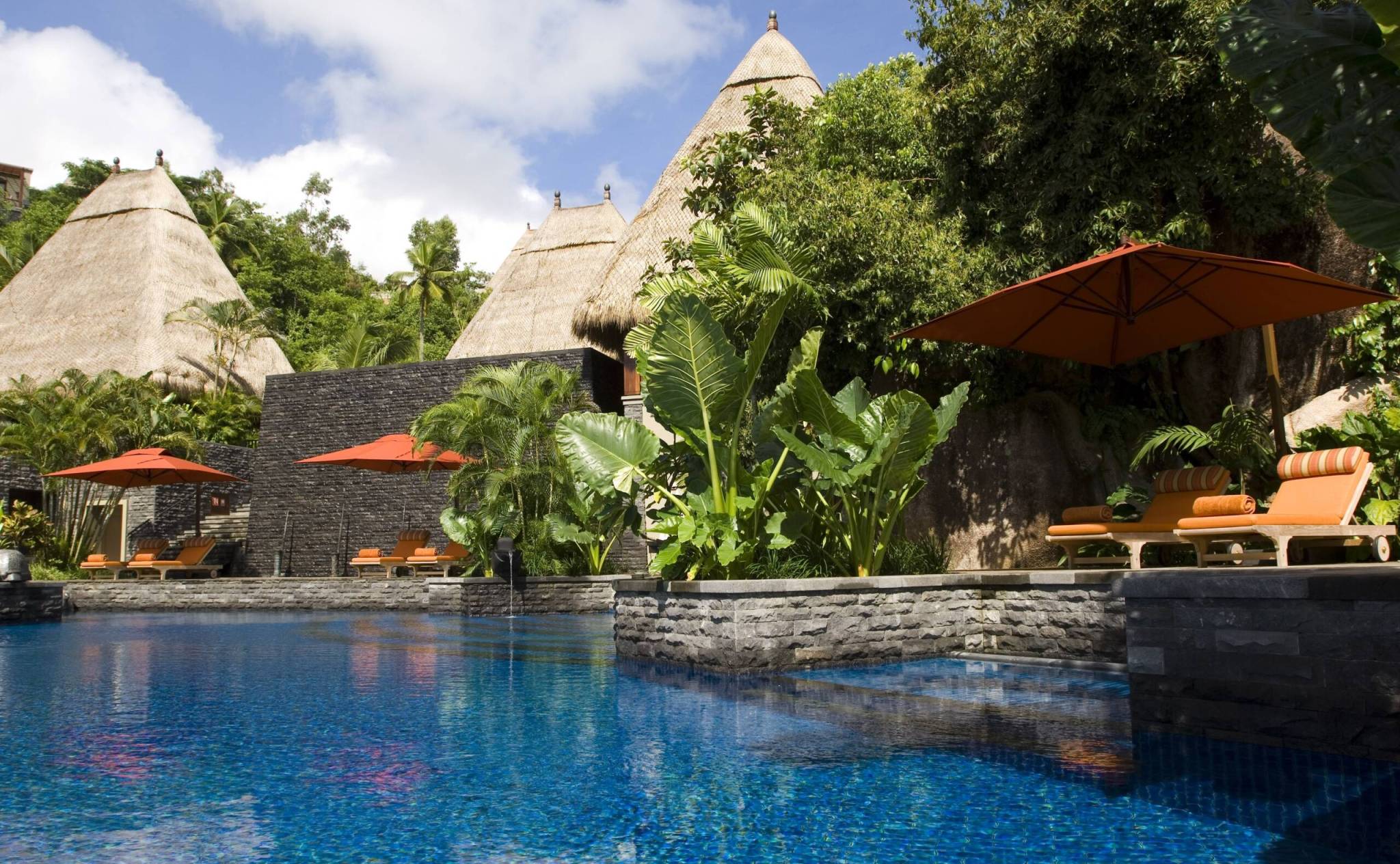 The main pool at Anantara Maia Seychelles Villas | Just Seychelles