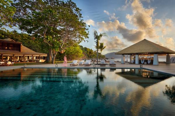 Main pool at Six Senses Zil Pasyon | Just Seychelles
