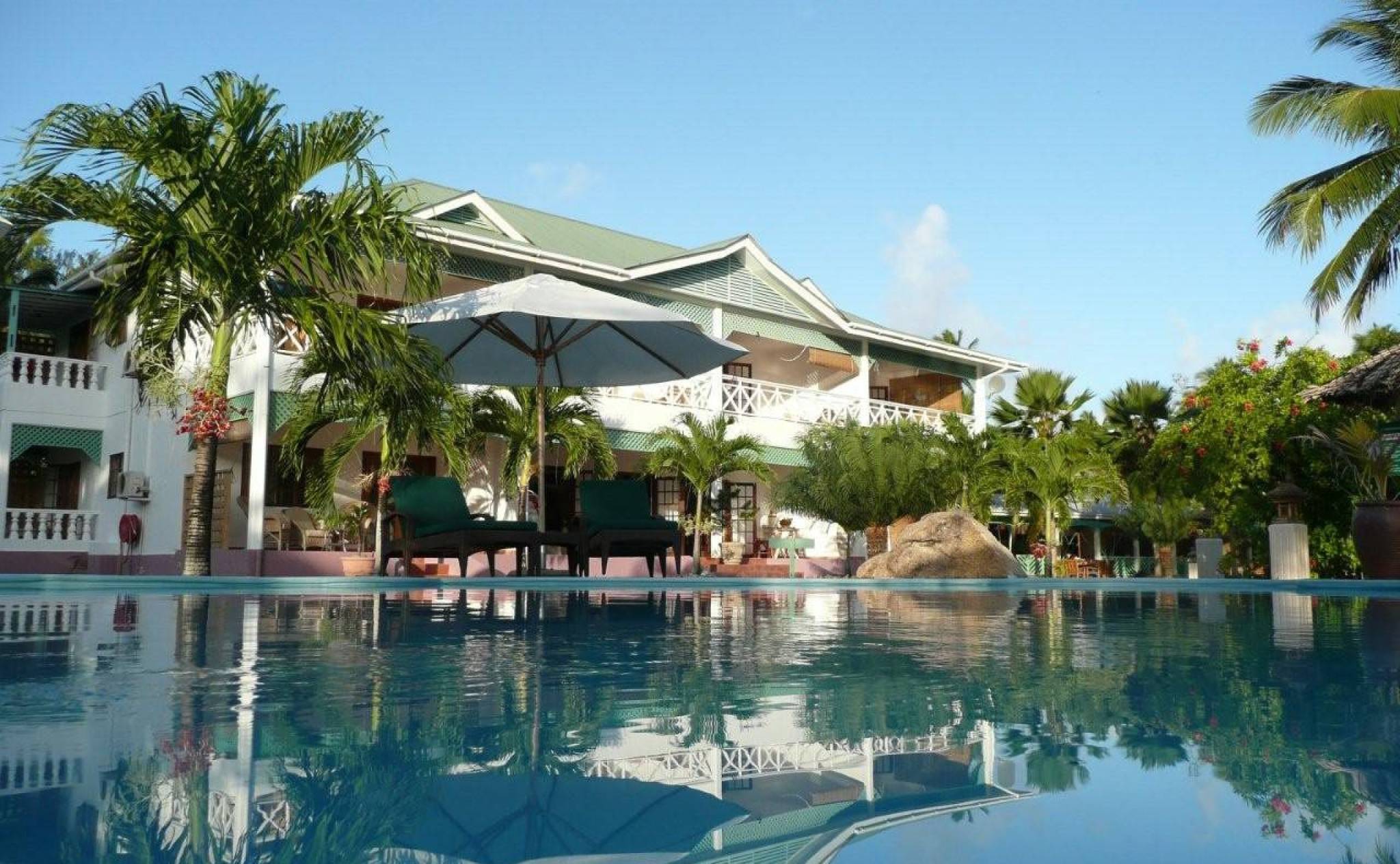 Pool Area at L'Habitation | Just Seychelles
