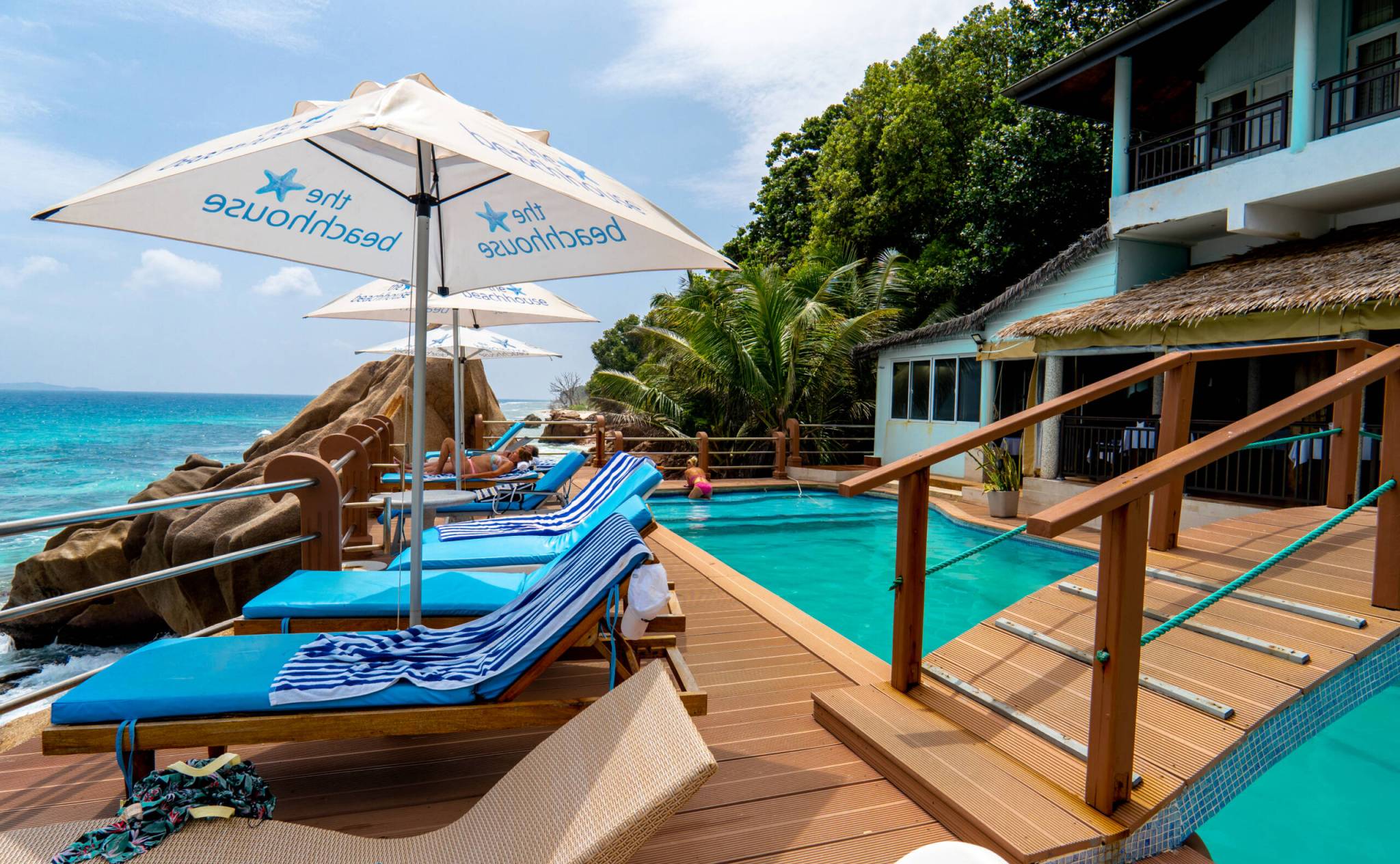 Pool at Patatran Village Hotel, La Digue | Just Seychelles
