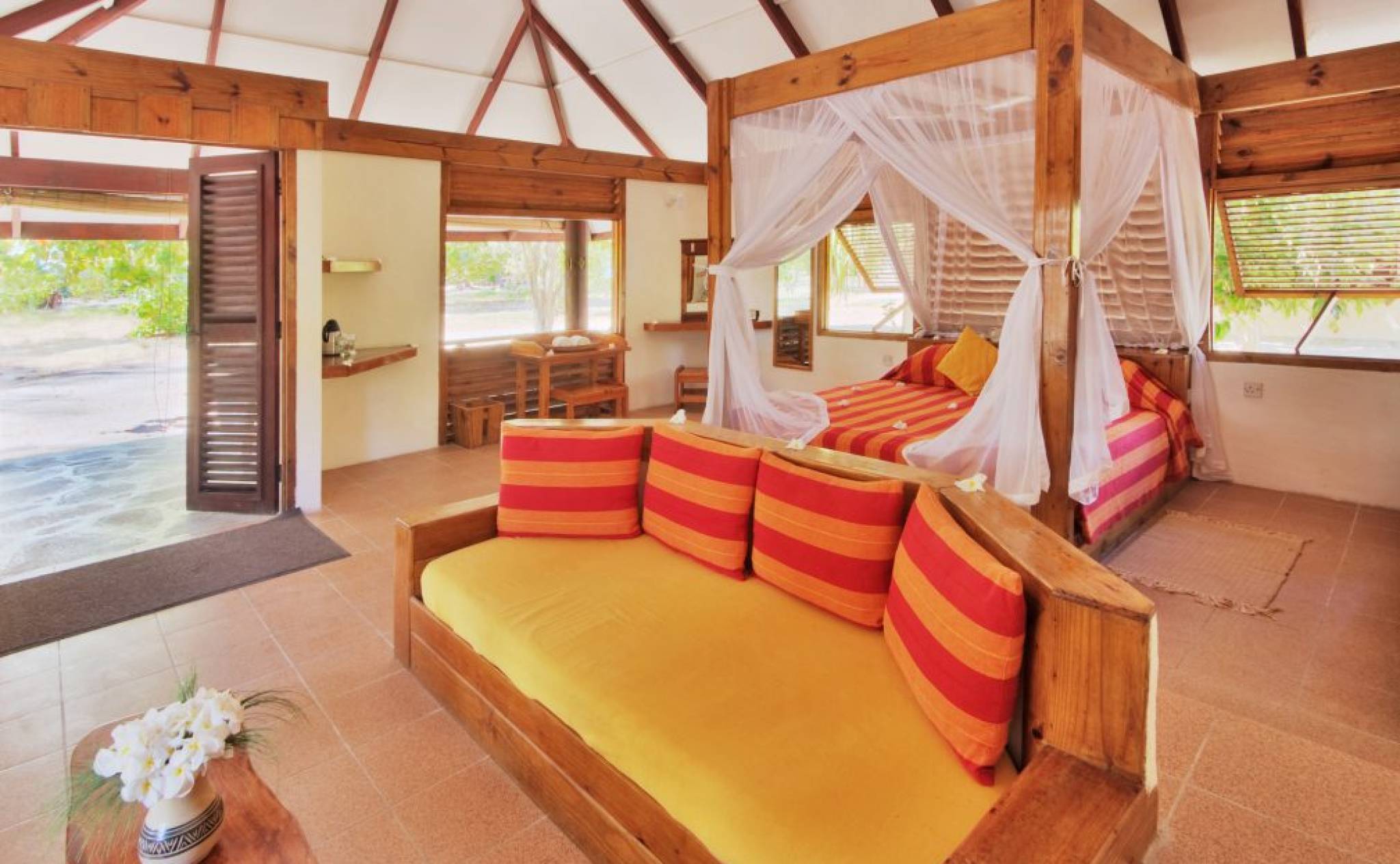 Bird Island Room Interior | Just Seychelles