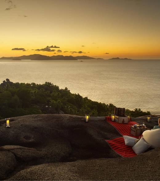 Sunset cocktails on Felicite Island | Just Seychelles