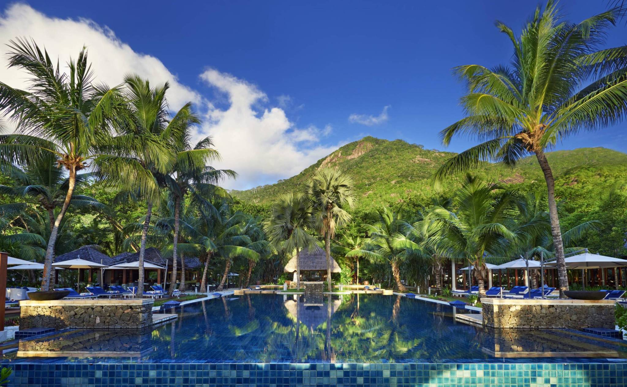 Swimming pool at Niva Labriz Seychelles | Just Seychelles