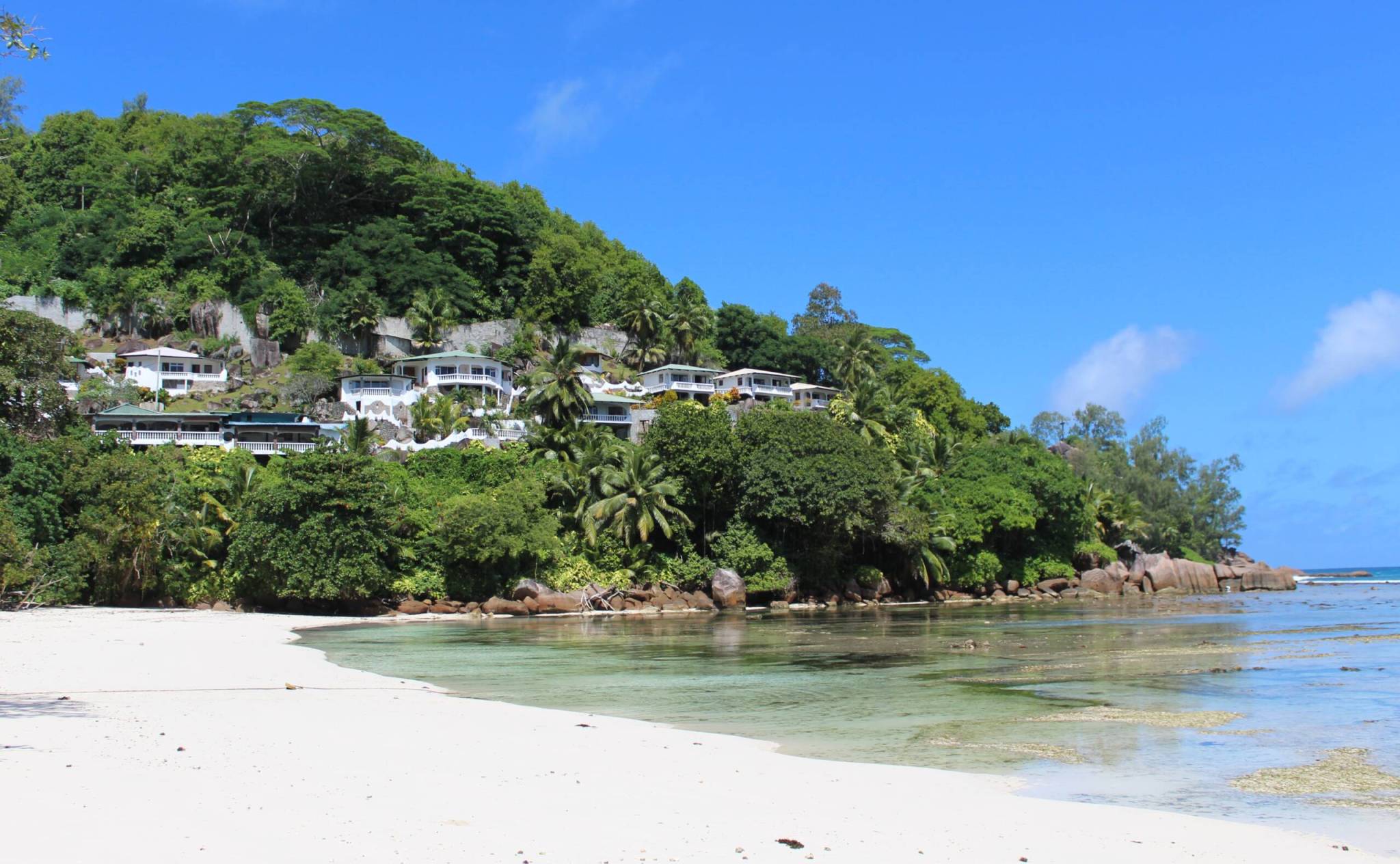 Beach view of Lazare Picault, Mahé | Just Seychelles